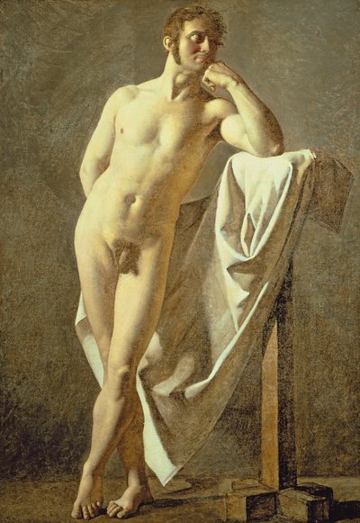 Study of a Man, c.1801 by Jean Auguste Dominique Ingres
